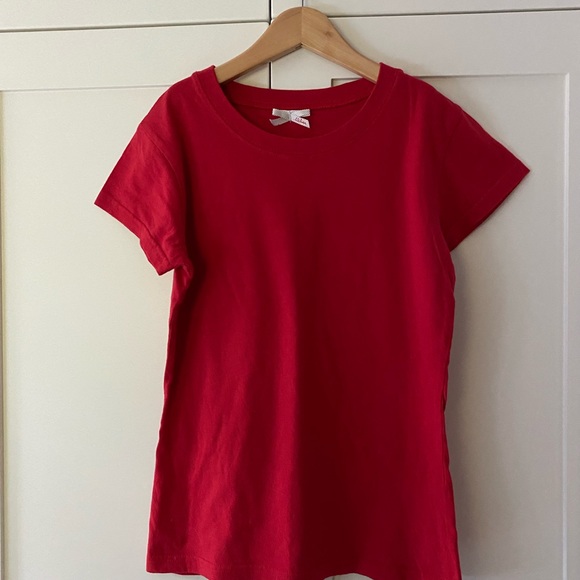Melissa girl’s red T, not worn. S 10-12 - Picture 4 of 5